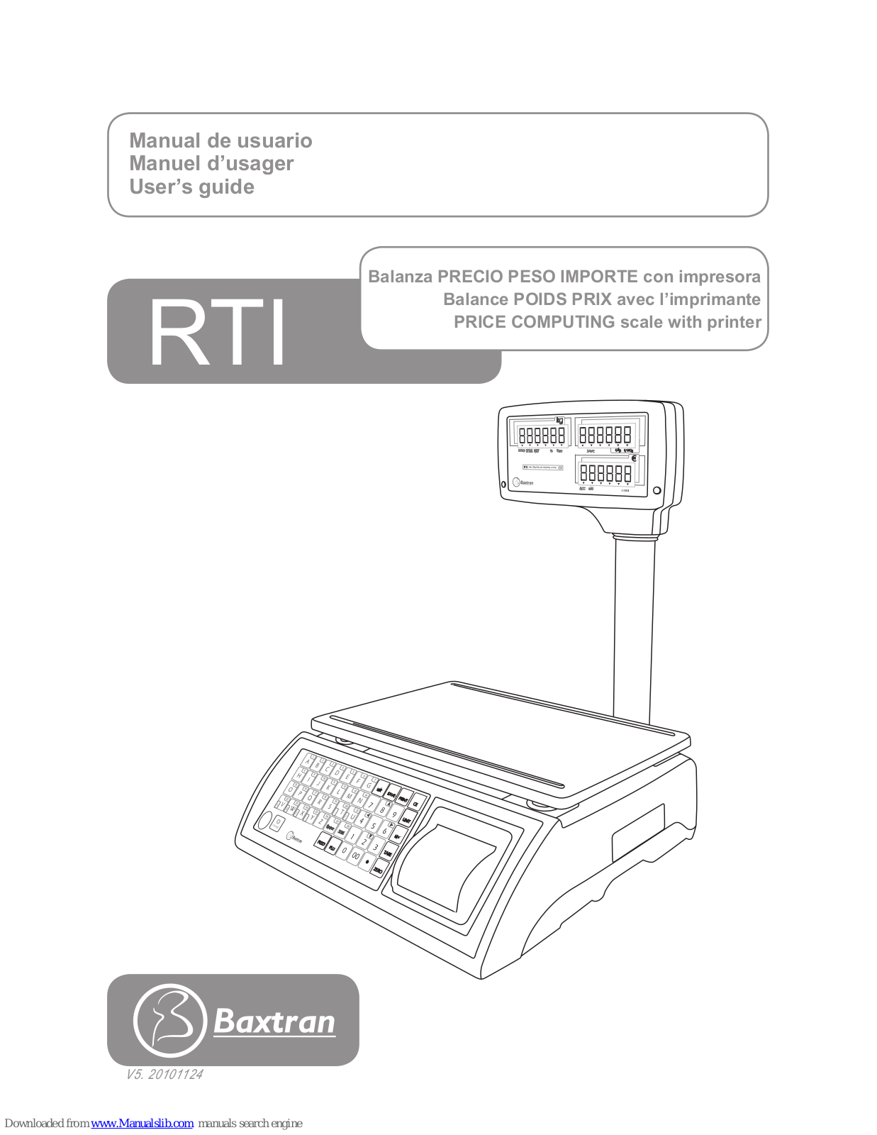 Baxtran RTI User Manual