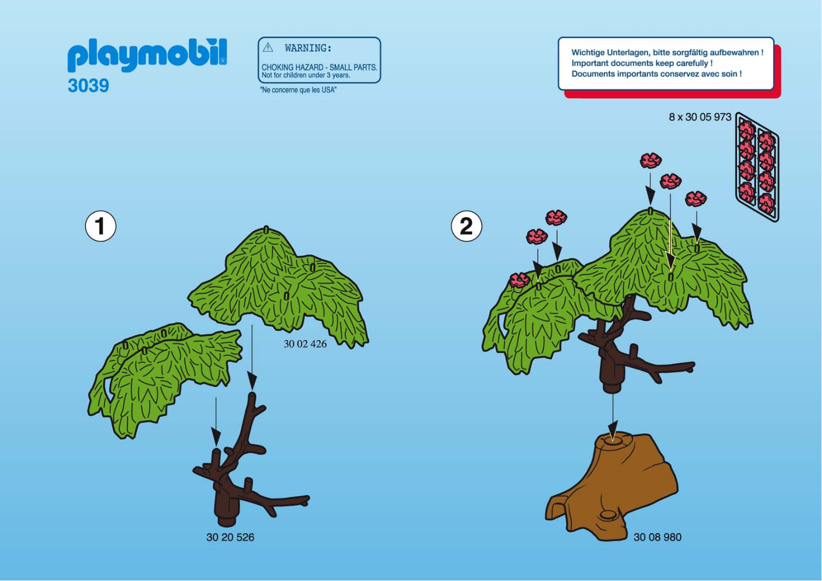 Playmobil 3039 Instructions