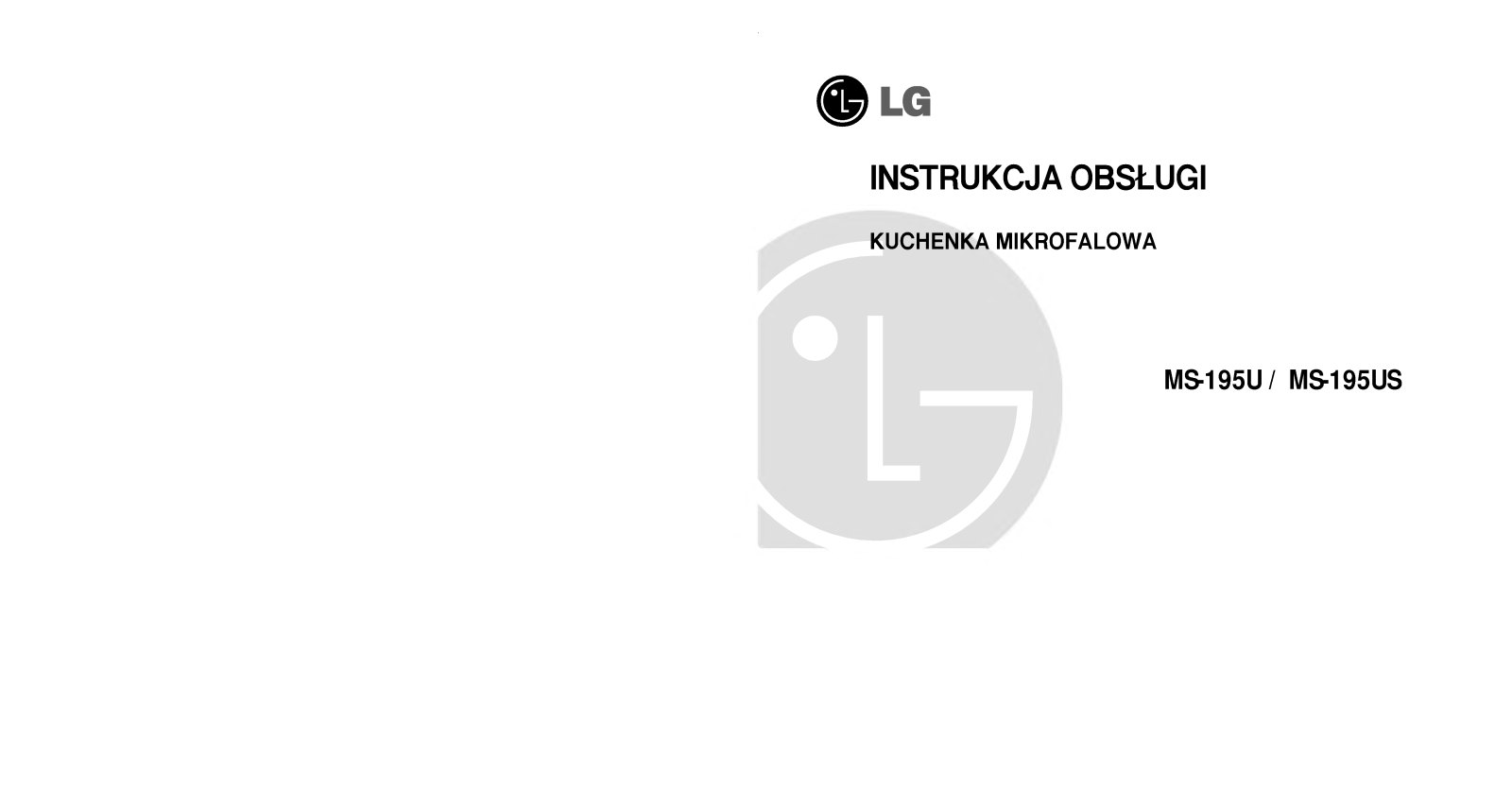 Lg MS-195U, MS-195US User Manual