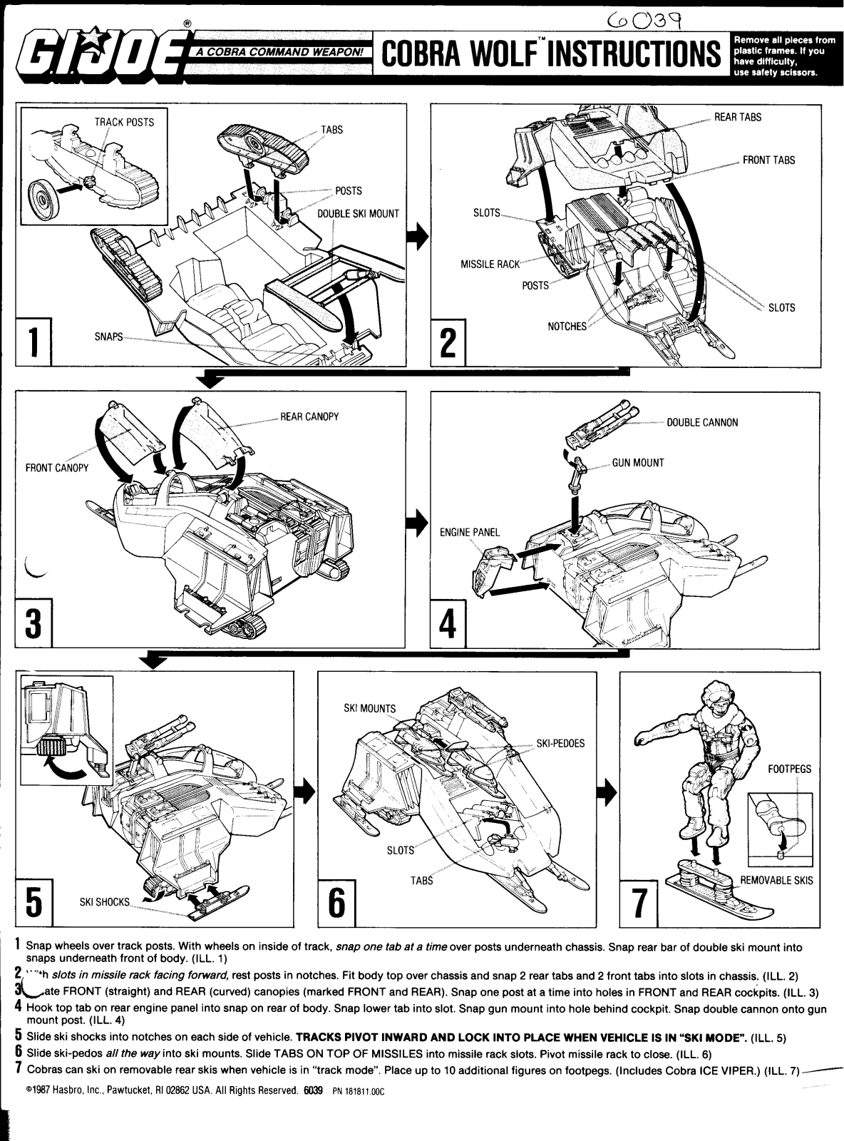 HASBRO GIJOE Cobra Wolf User Manual