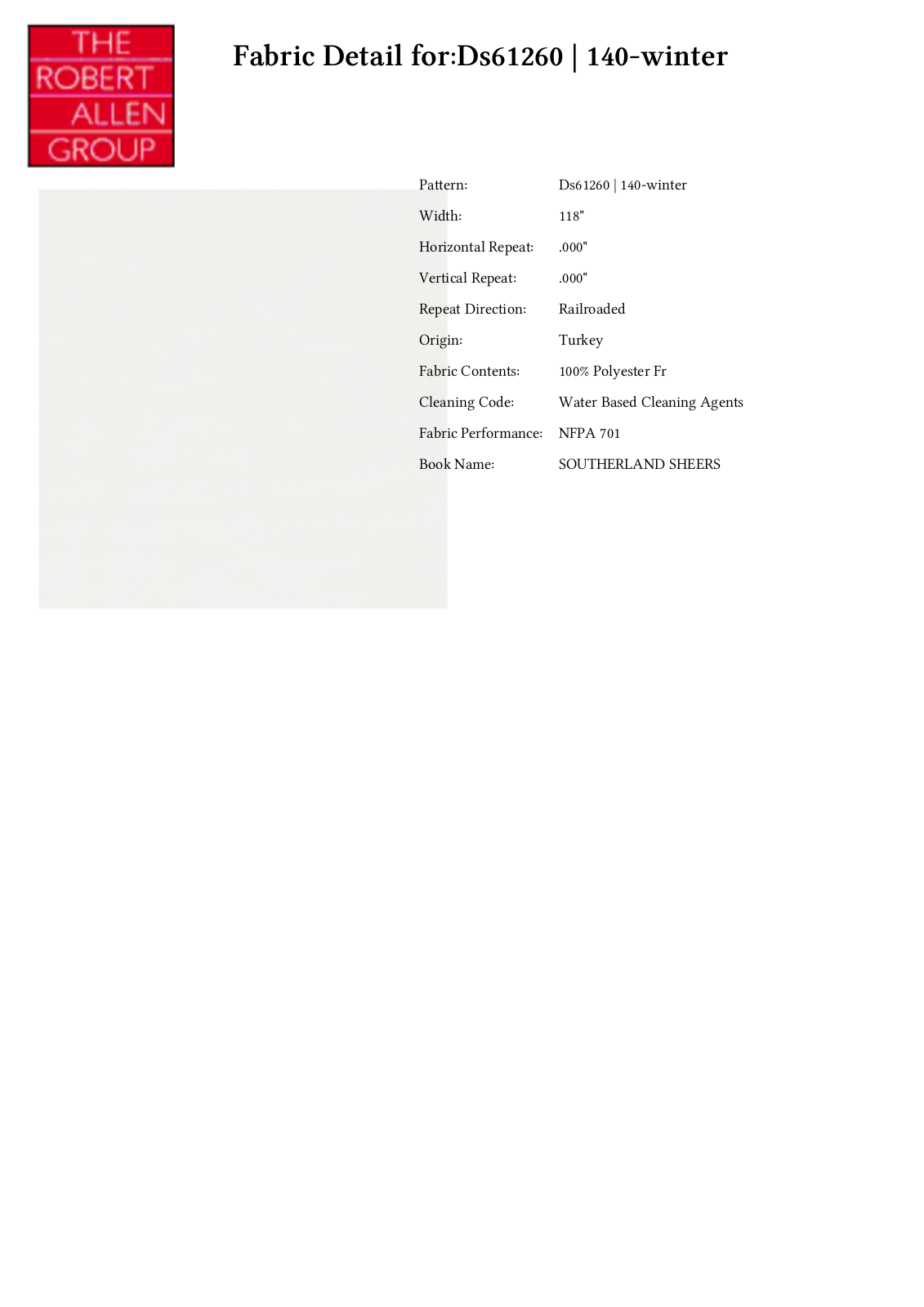 Duralee CRAL7134 Specifications - ManualMachine.com