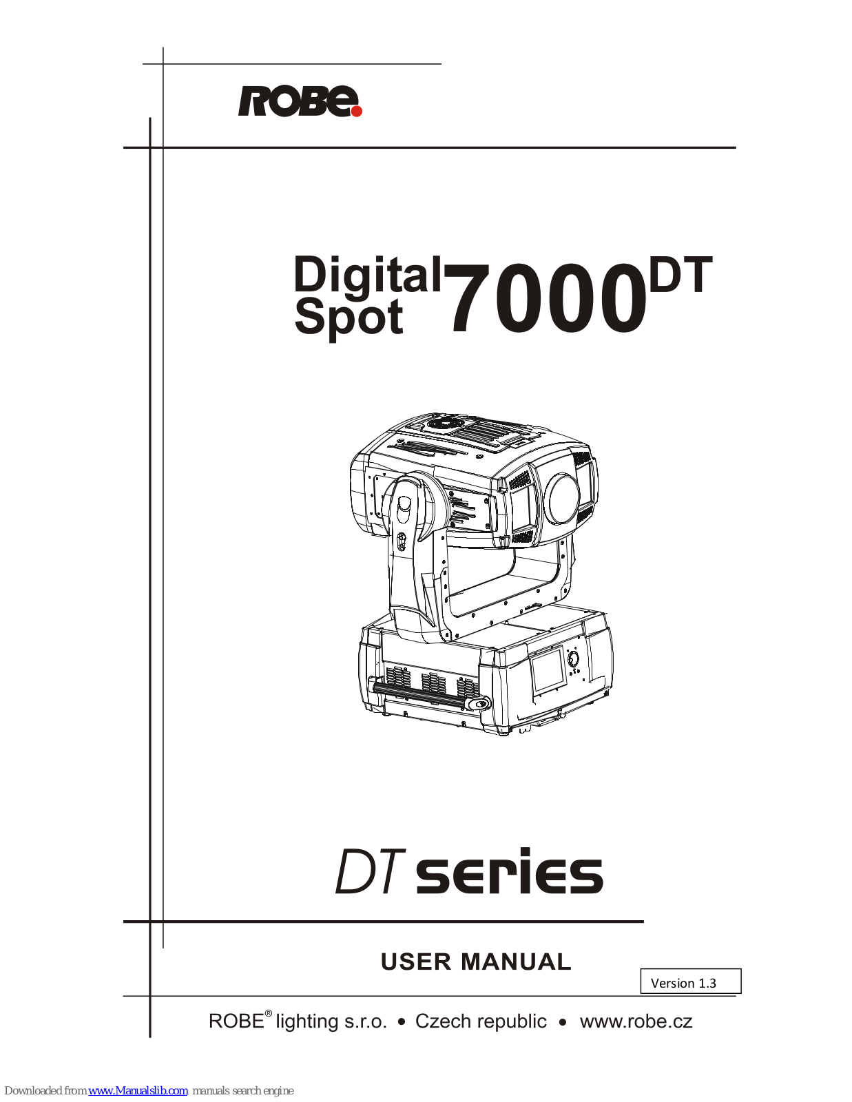 Robe Digital Spot 7000 DT User Manual