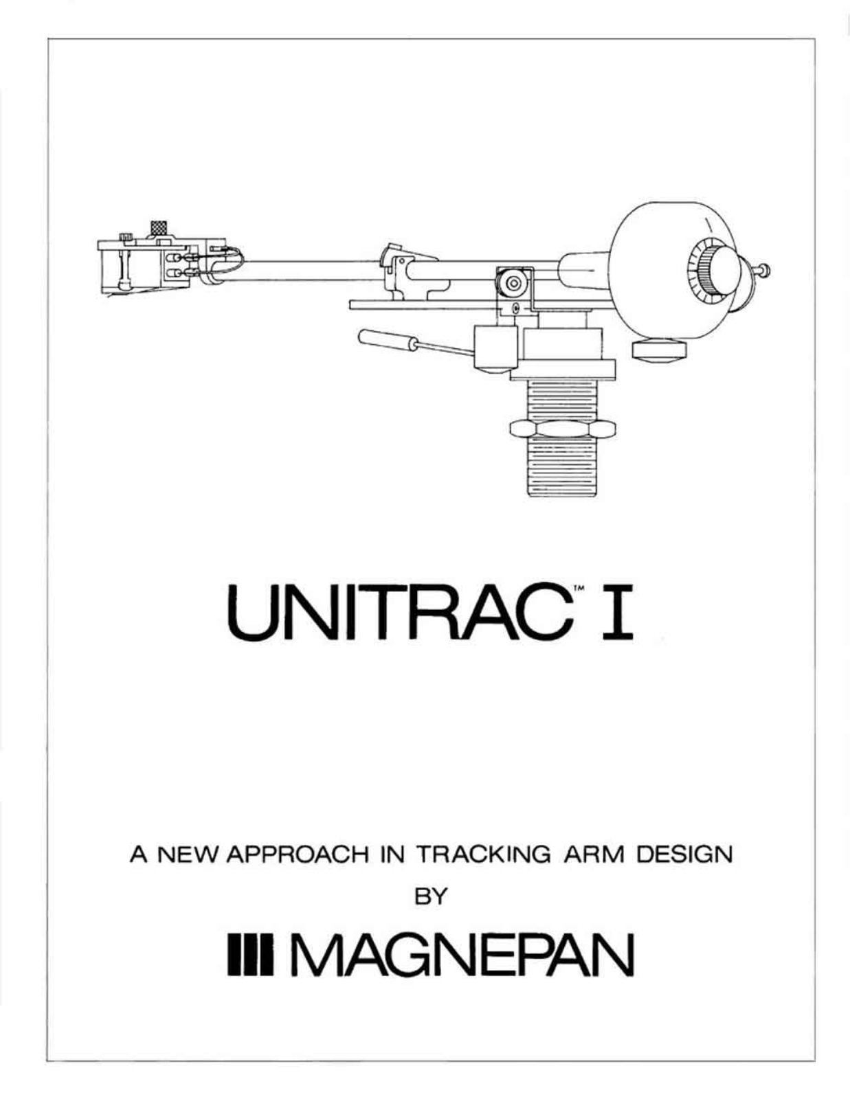 Magnepan Unitrac 1 Brochure