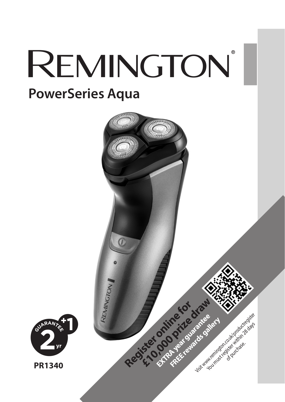 Remington PR1340 Instruction manual