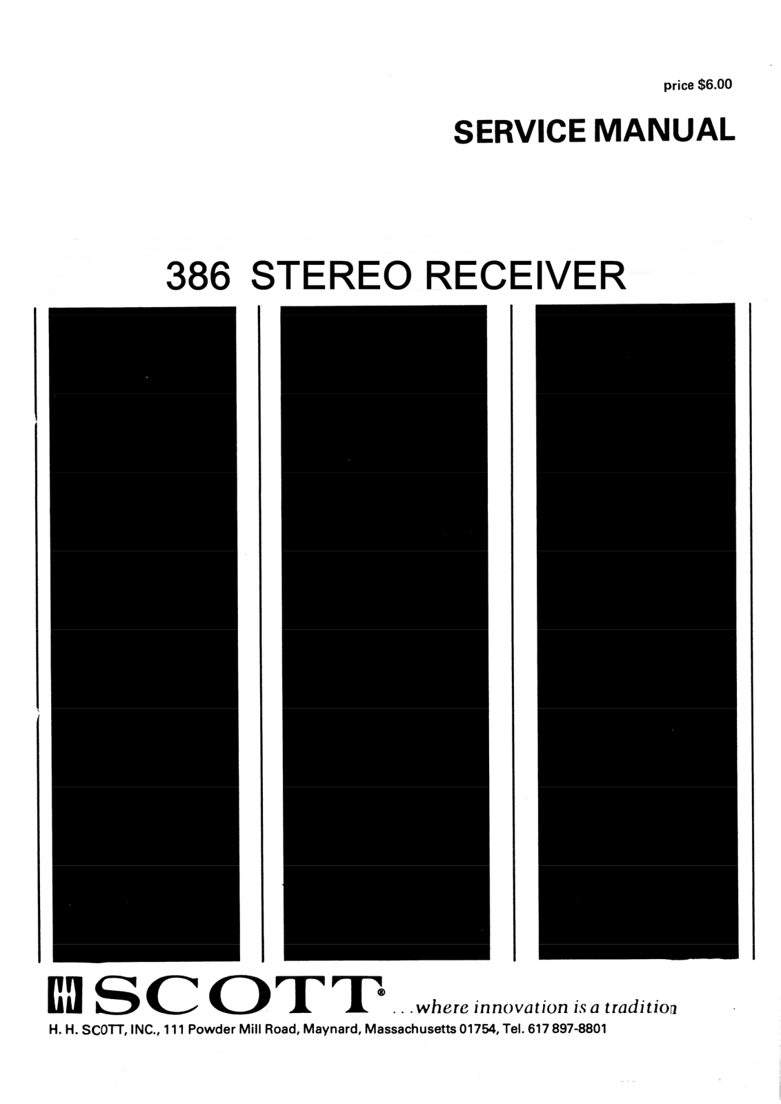 Scott 386 Service Manual