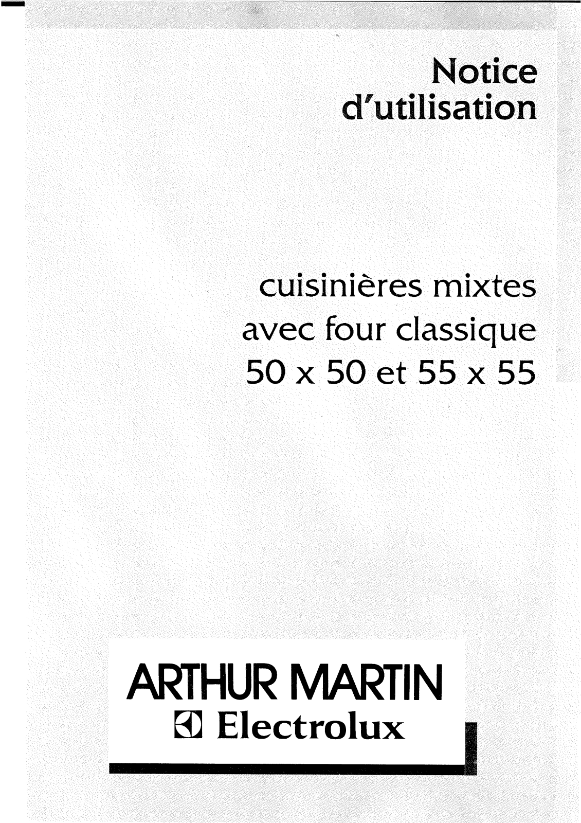 Arthur martin CM5032W1, CM5526W1, CE5026W1 User Manual