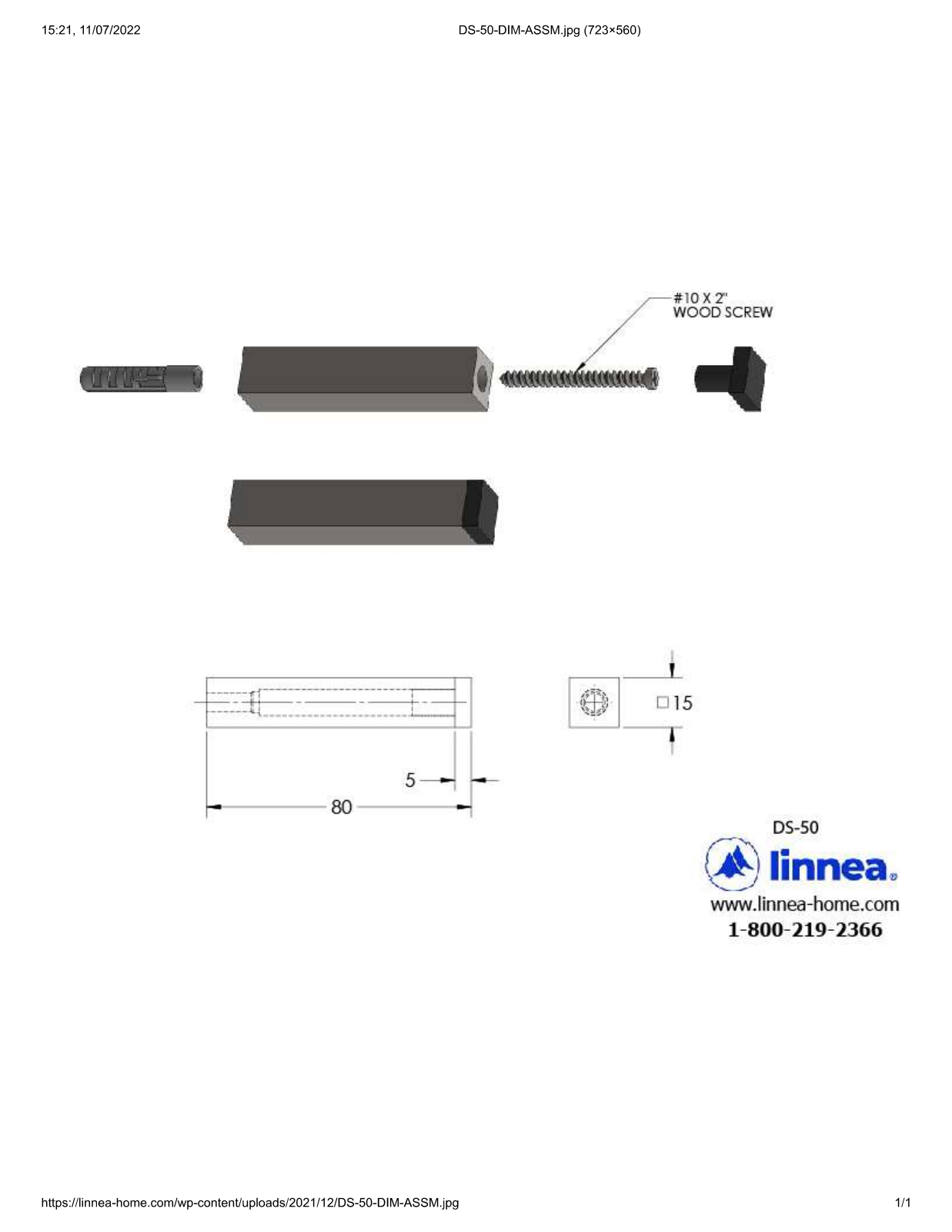 Linnea LNNE1300 Dimensions - ManualMachine.com