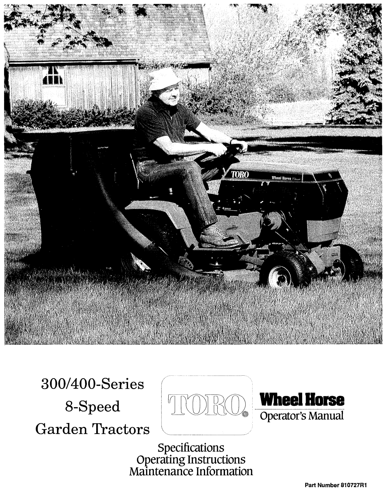 Toro 31-10K802, 31-12K802 Operator's Manual