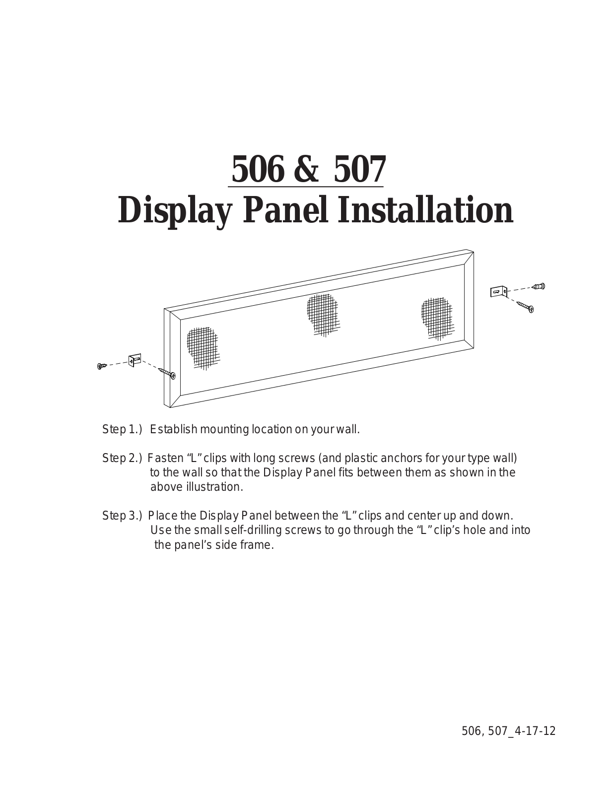 MooreCo BS2271 Installation & Assembly - ManualMachine.com