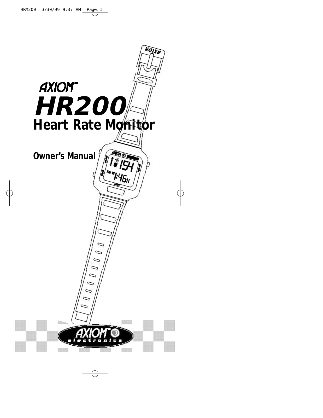 Axiom HR200 Owner's Manual