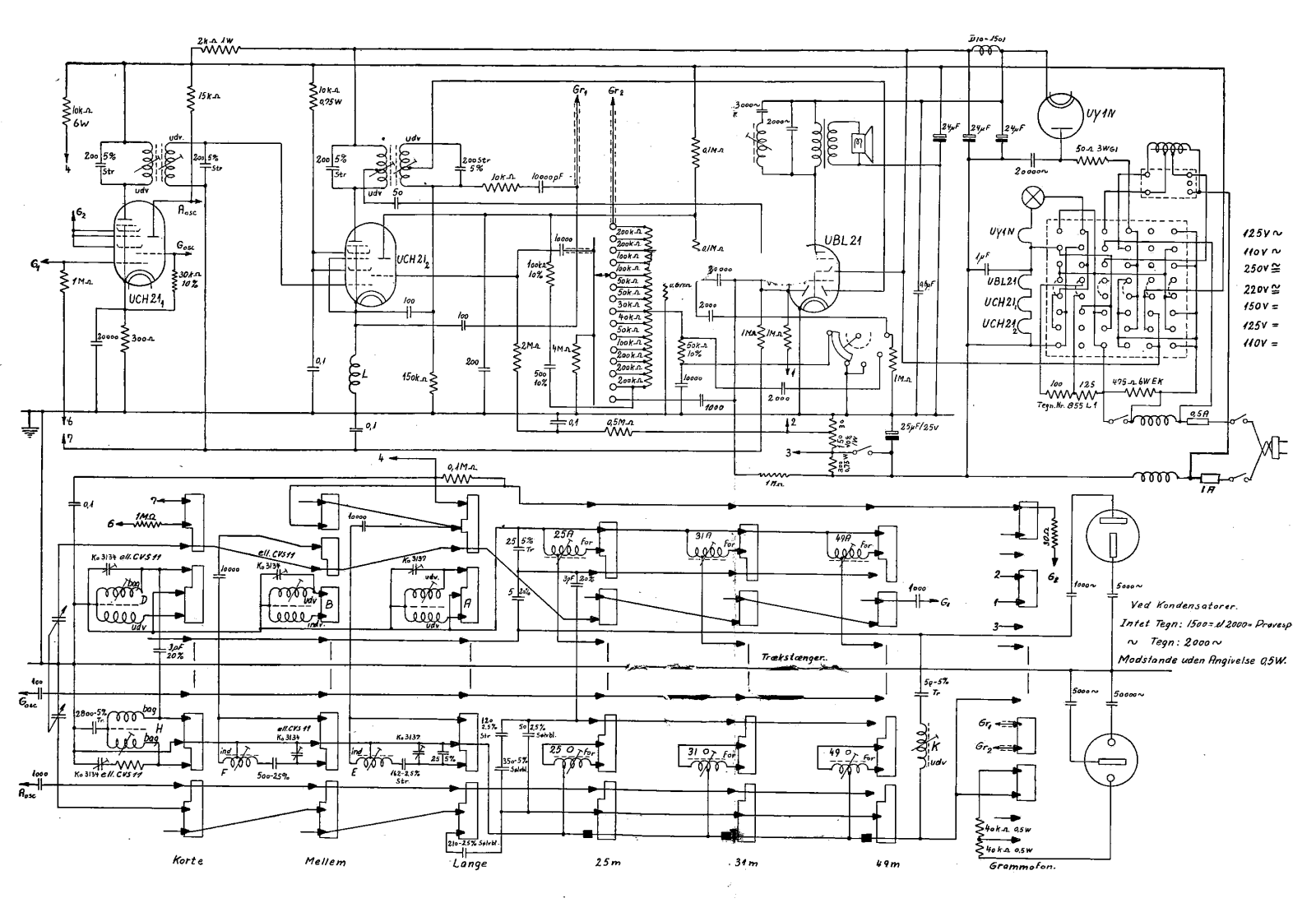 Bang Olufsen MASTER-45 Schematic