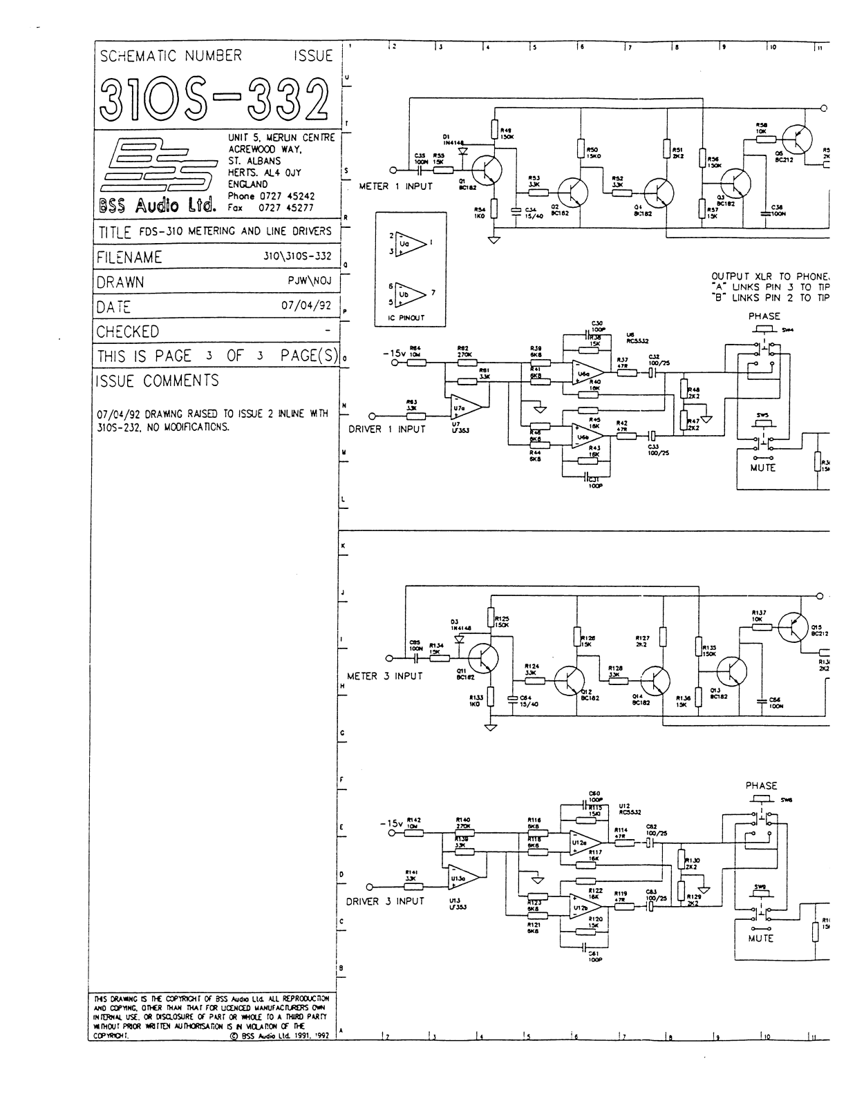 SONY B318 1A Service Manual