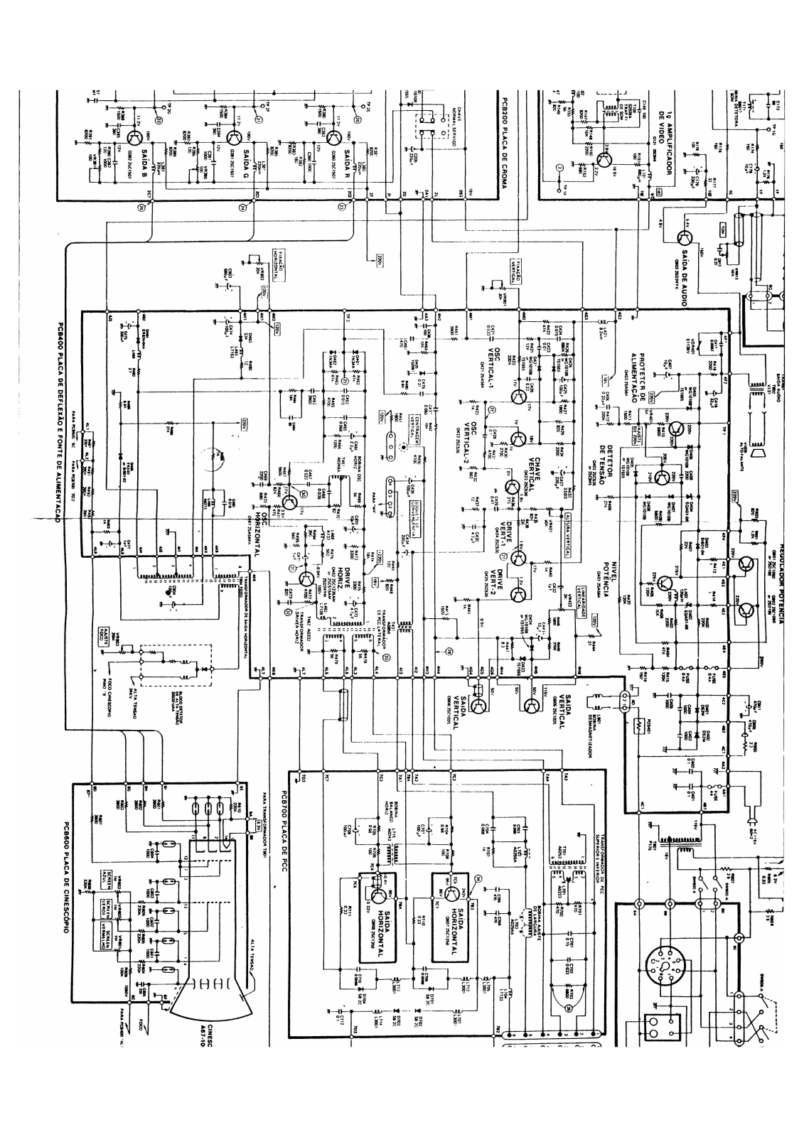 Sanyo CTP6703 Schematic