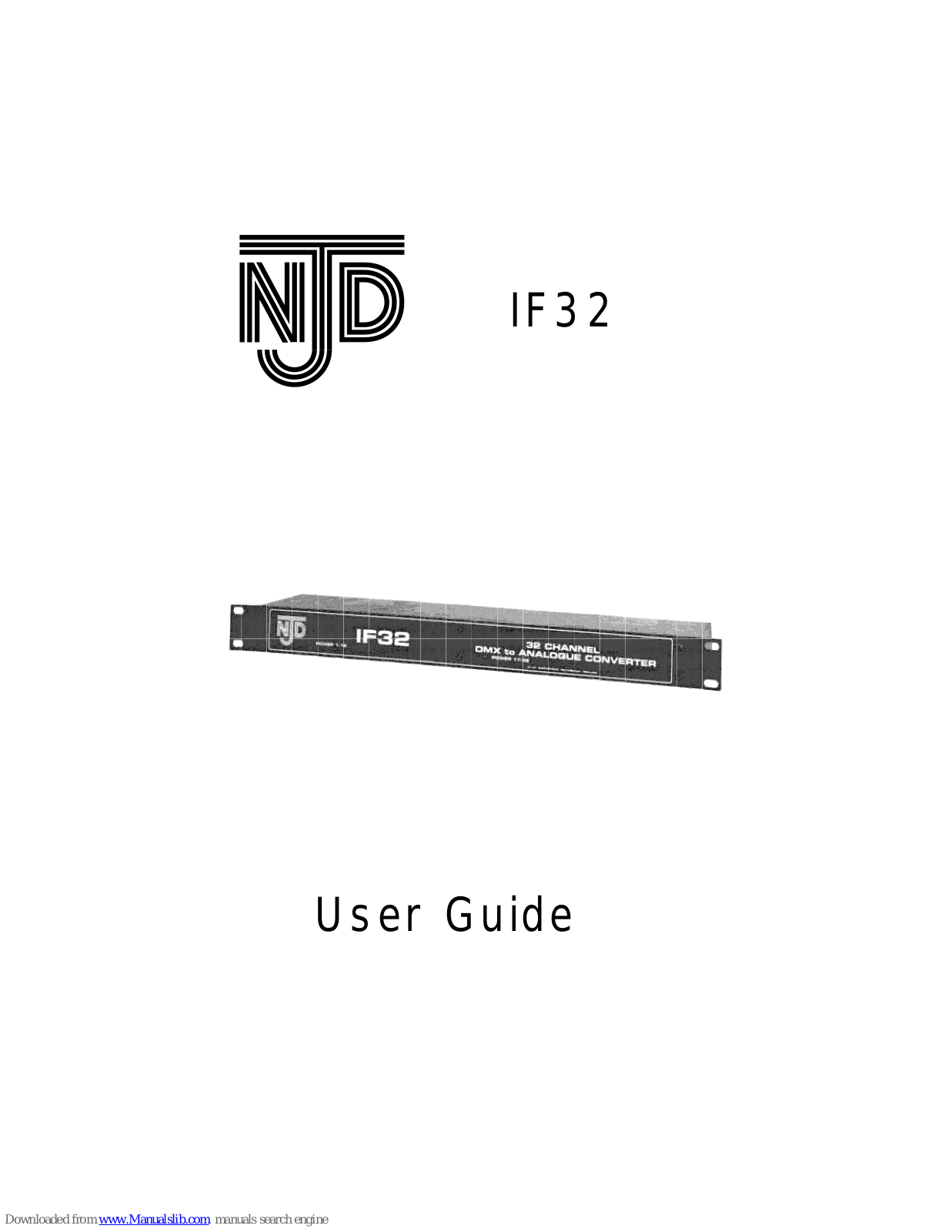 NJD Electronics IF32 User Manual - ManualMachine.com