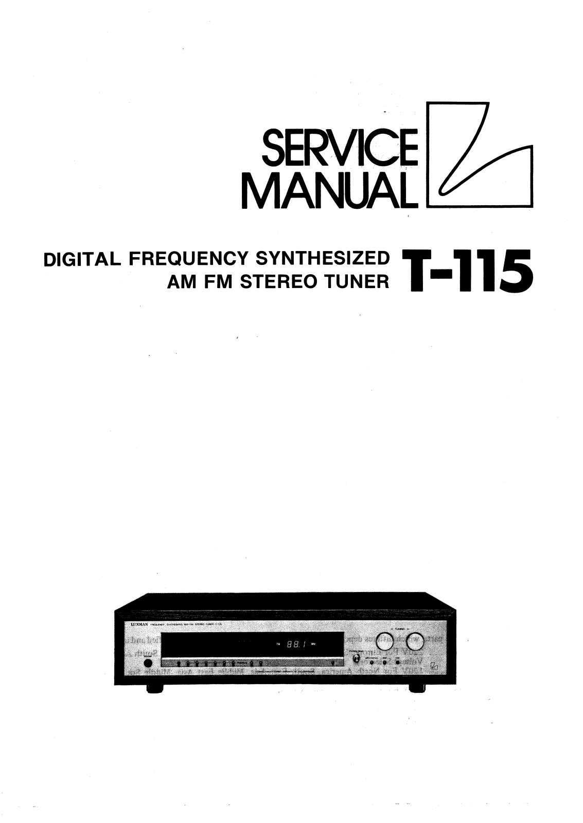 Luxman T-115 Service manual