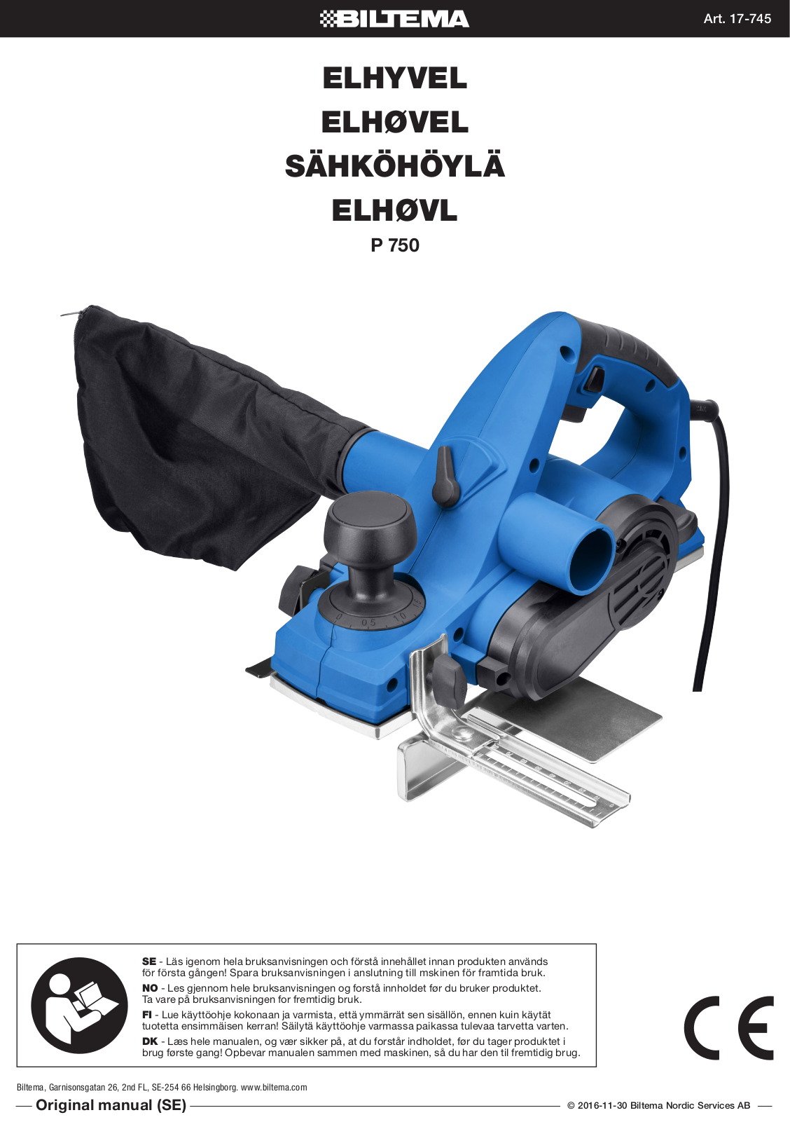 Biltema 17-745 User Manual