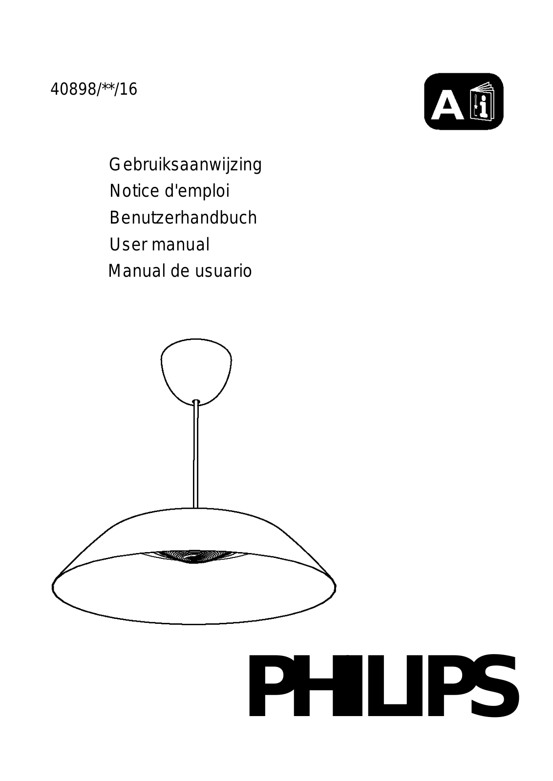 Philips myLiving Colgante User Manual