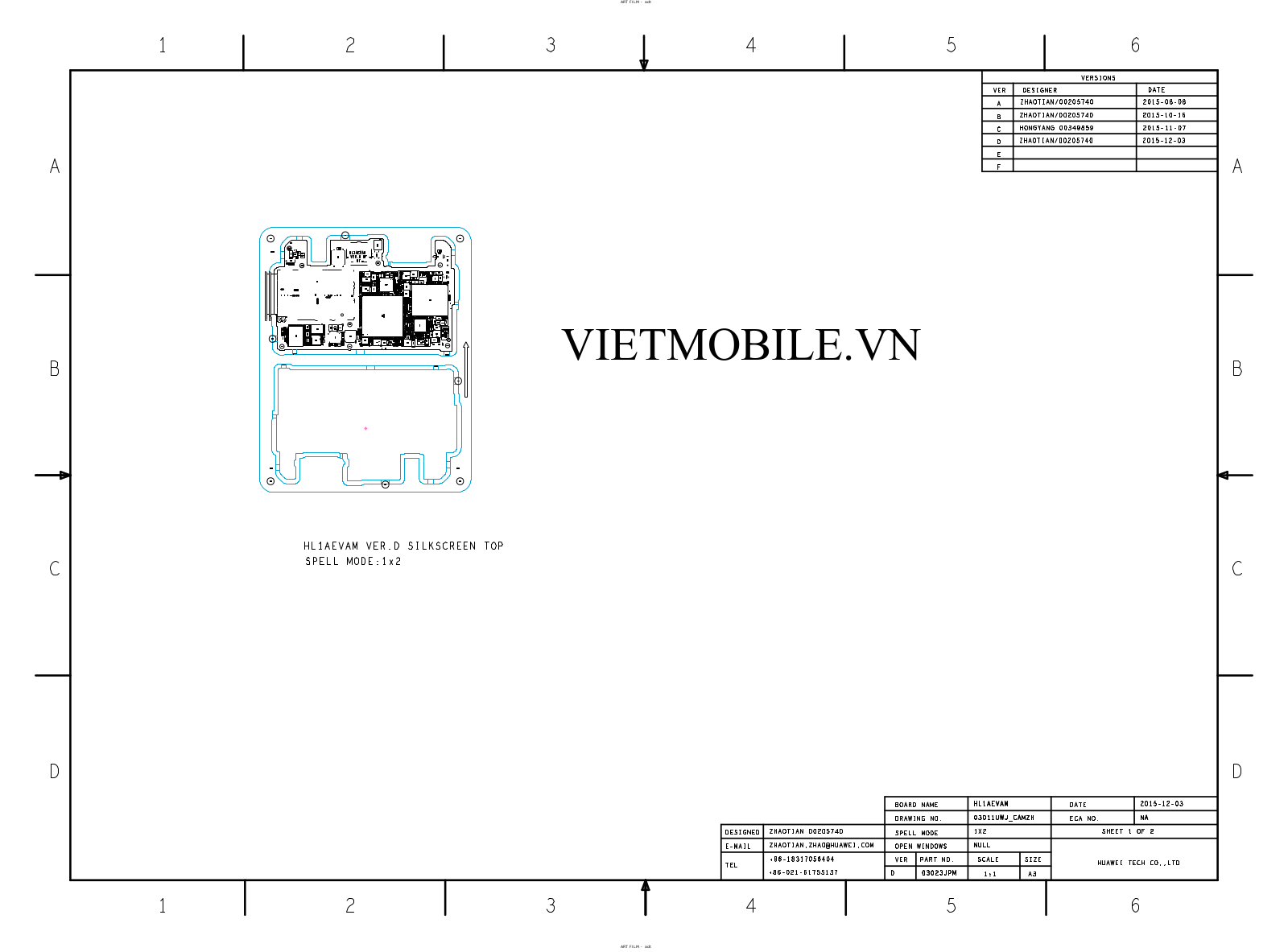 Huawei HL1AEVAM Schematic - ManualMachine.com