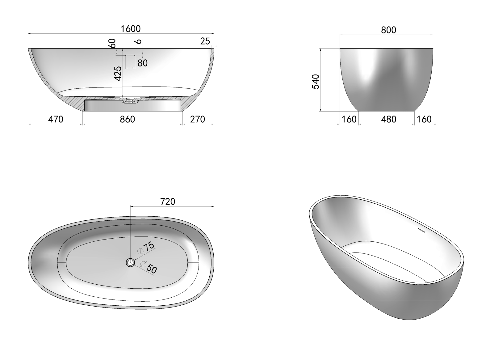 Pensen PNSE1008 Dimensions - ManualMachine.com