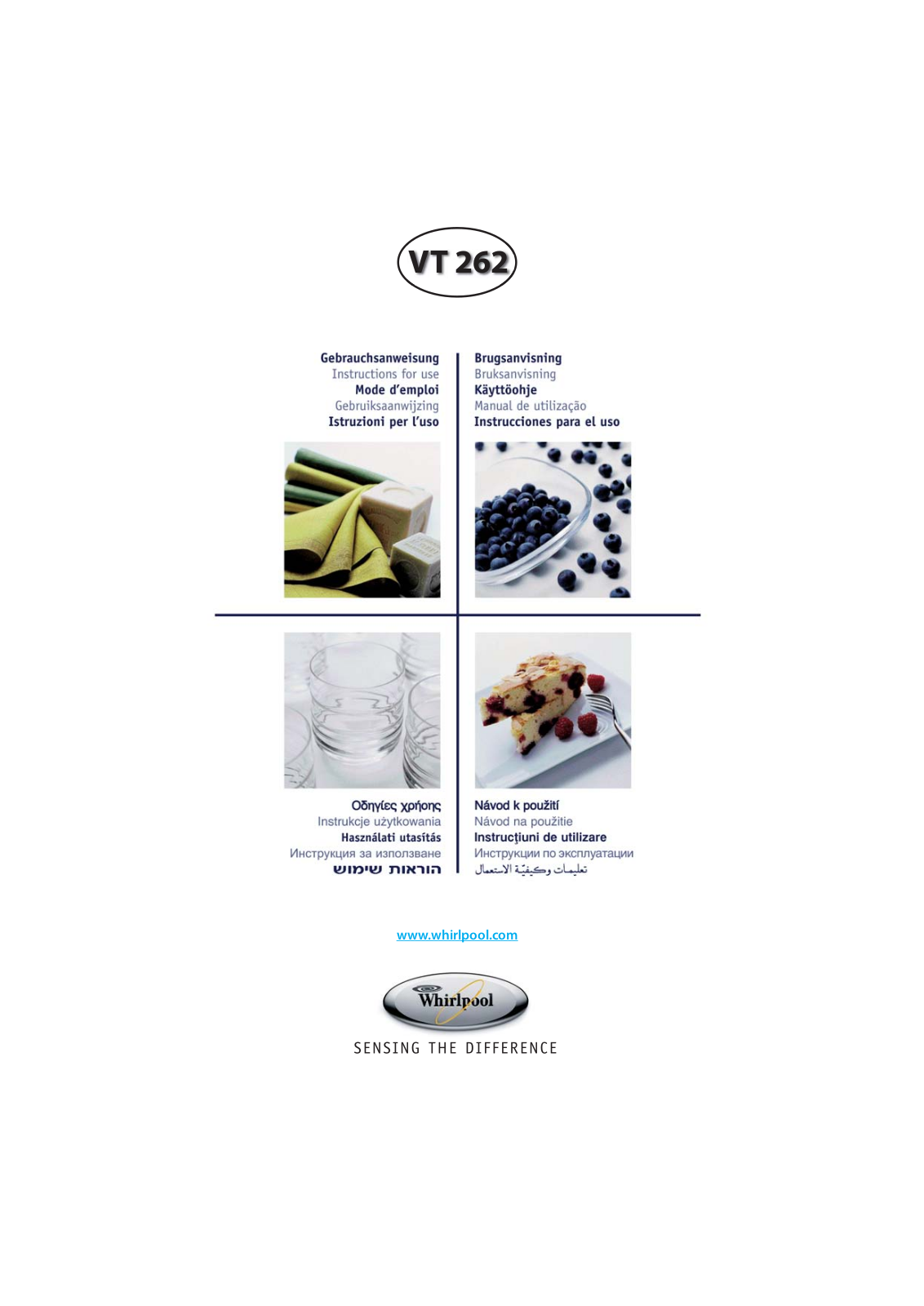 WHIRLPOOL VT 262 WH User Manual