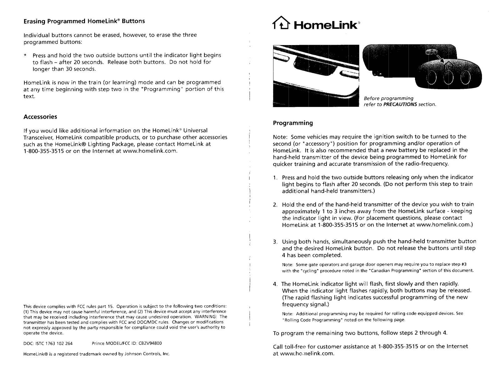 Johnson Controls Interiors GTXHL3 Users Manual