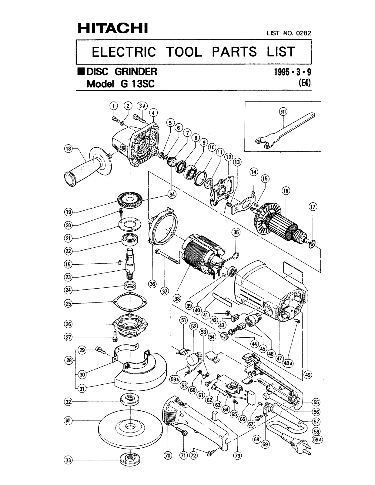 Hitachi G13SC User Manual