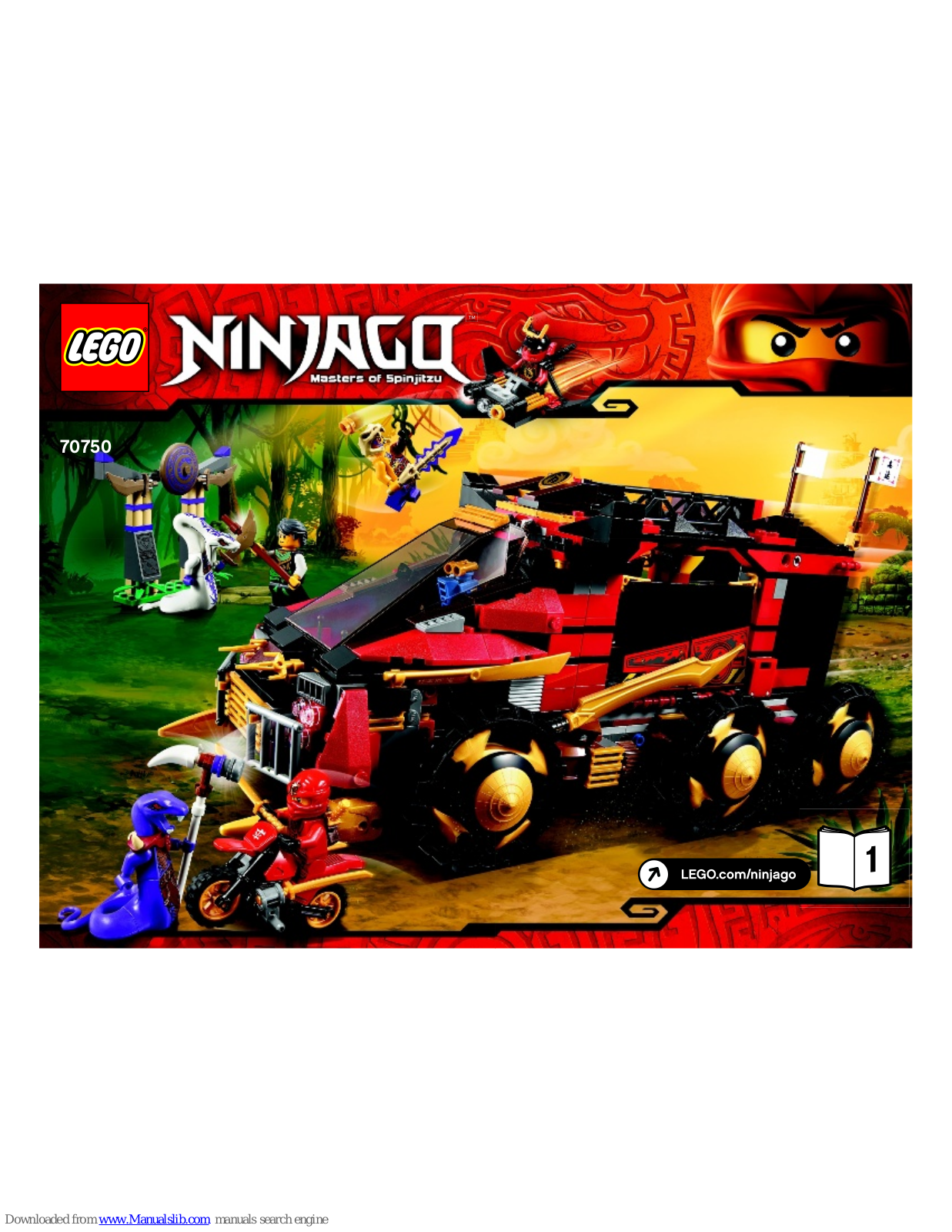 LEGO NINJAGO 70750, 70749 Building Instructions