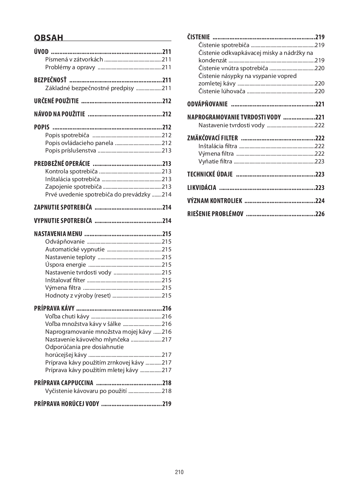 Delonghi ECAM 23.210 Instructions Manual