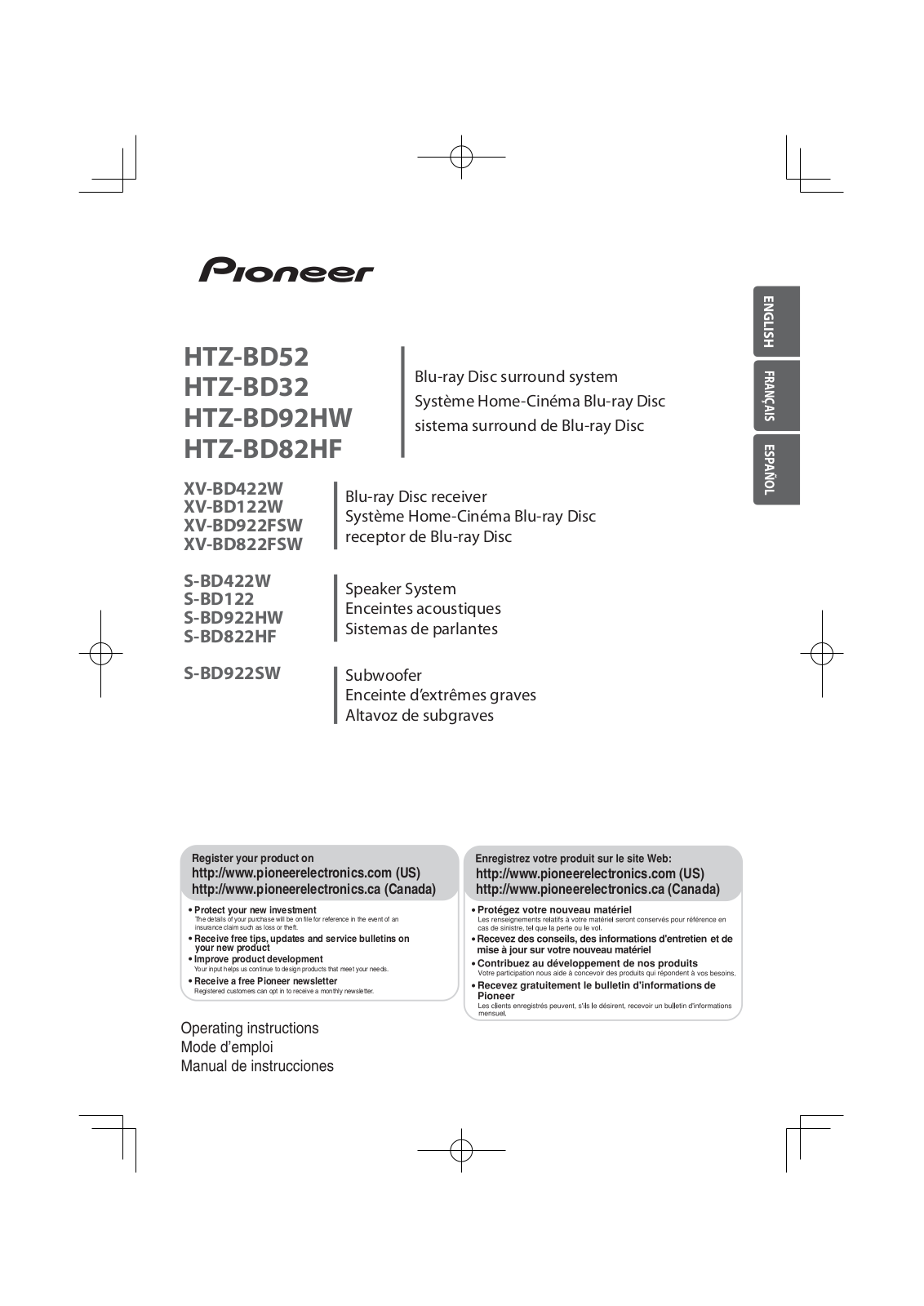 TCL Technoly Electronics BDHTS001 User Manual