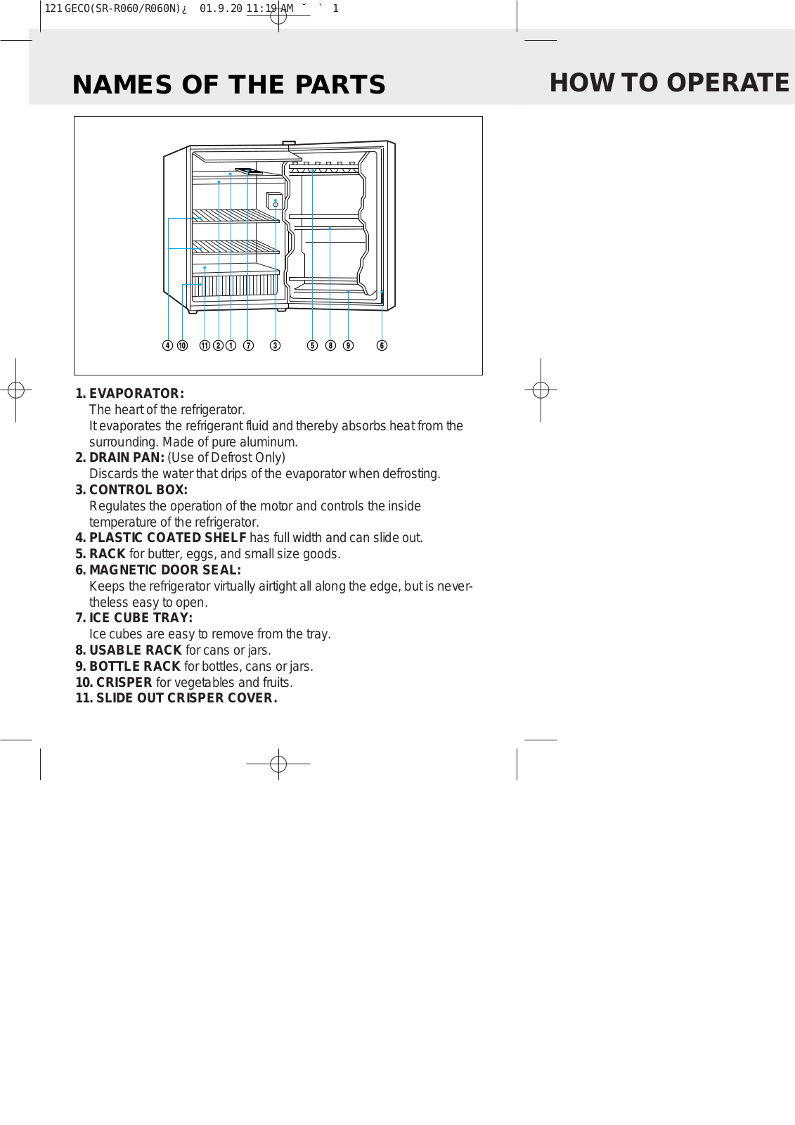 Daewoo SG-R060-N User Manual