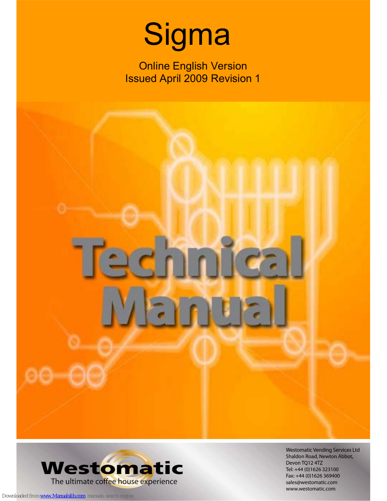 Westomatic SIGMA Technical Manual - ManualMachine.com