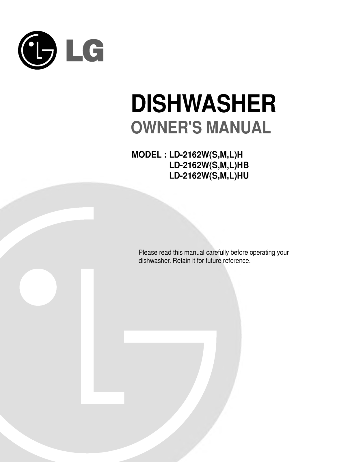 LG LD-2162LH User Manual