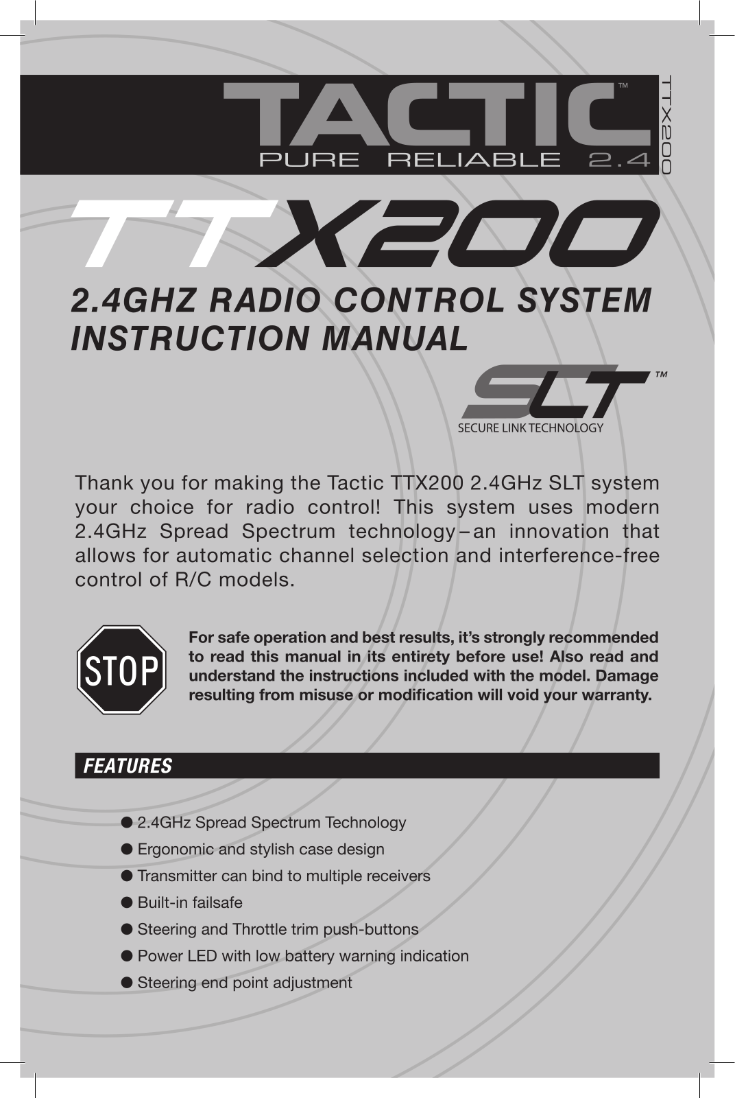 Hobbico TTX200 User Manual