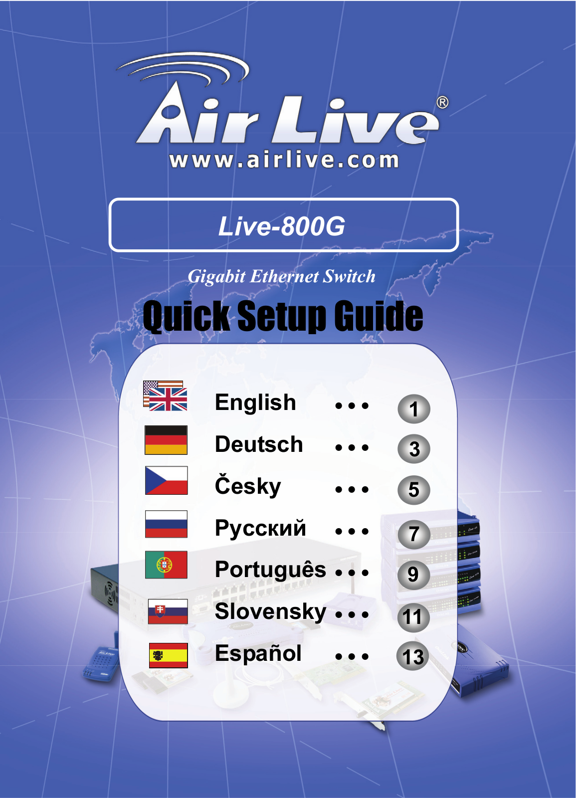 Airlive LIVE-800G Quick Guide