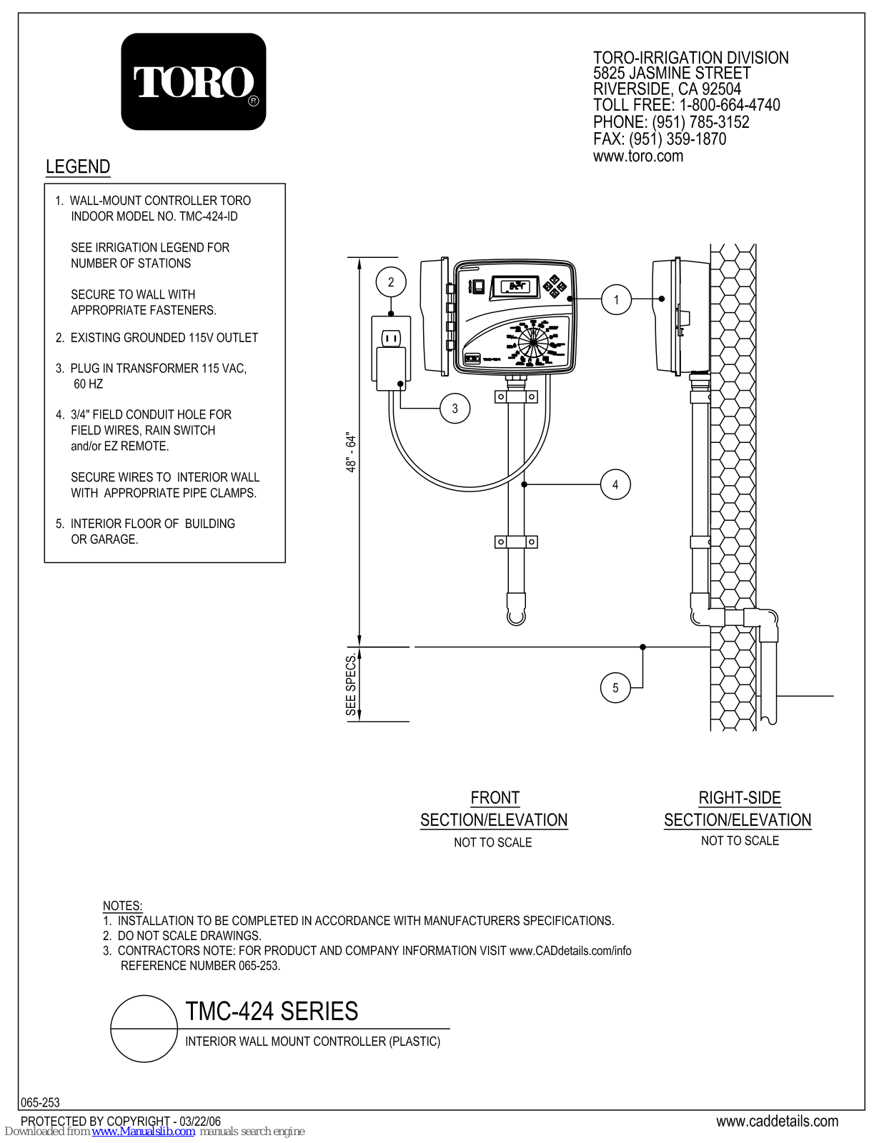 Toro TMC-424 Series Brochure