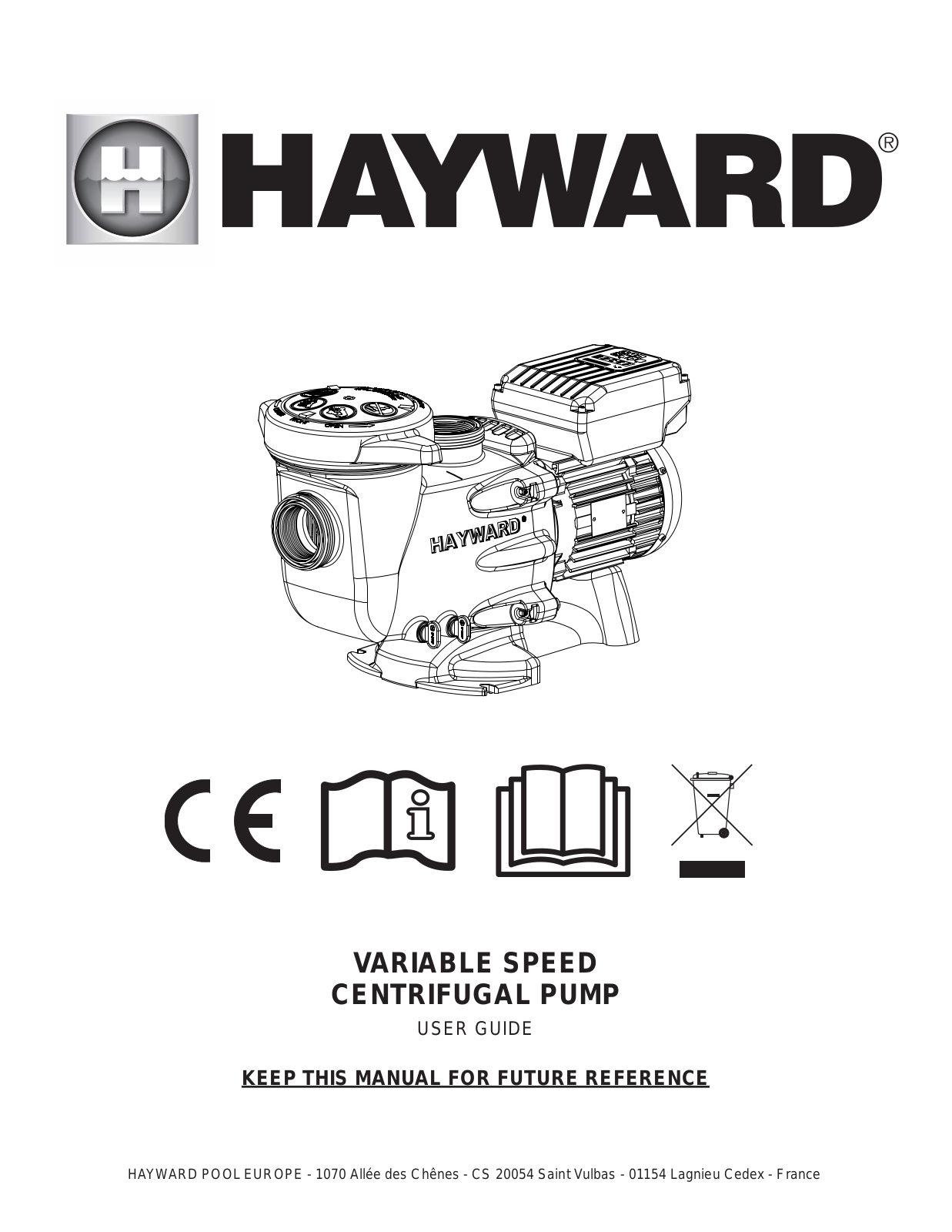 Hayward SP2616VS, SP2315VS, SP2715VS, SP3216VS User Manual