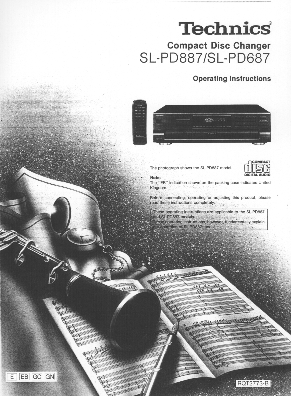 Technics sl-pd887 User Manual