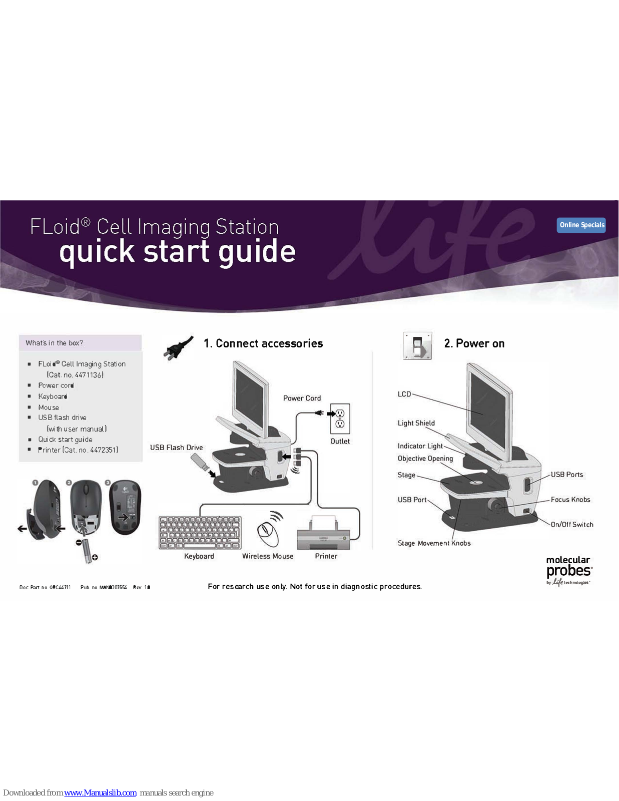 Life technologies FLoid Quick Start Manual