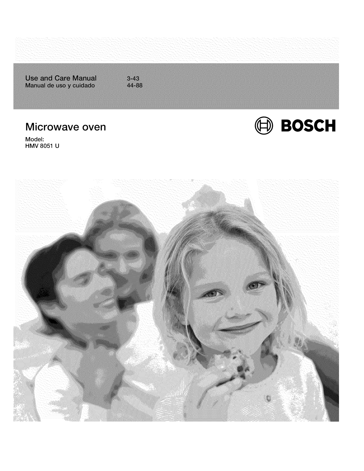 Bosch HMV8051U/01 Owner’s Manual