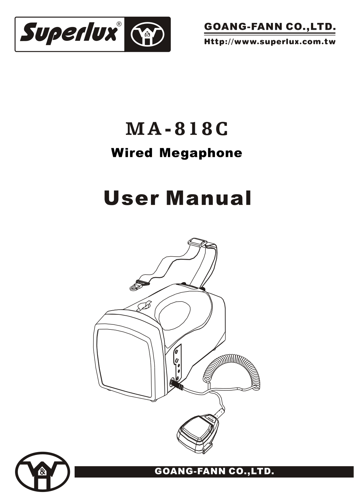 Superlux MA818C User guide - ManualMachine.com