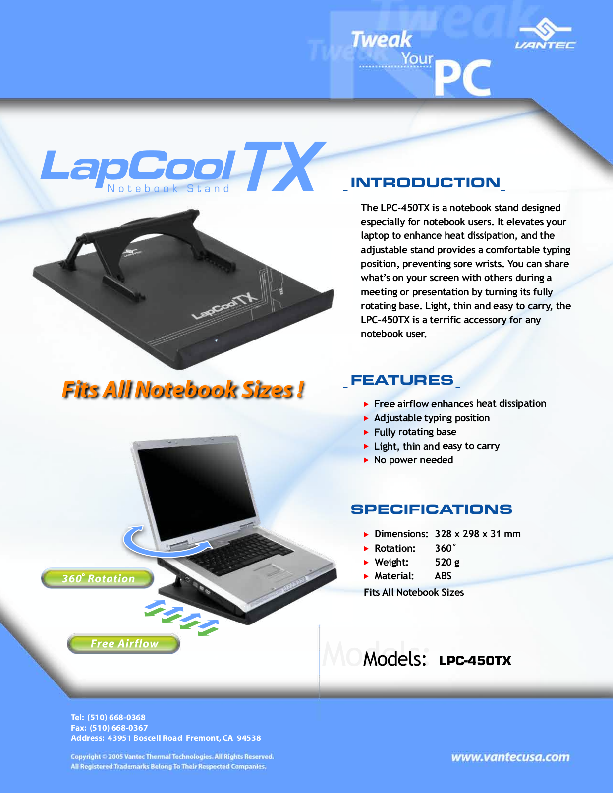 Vantec LPC-450TX User Manual - ManualMachine.com