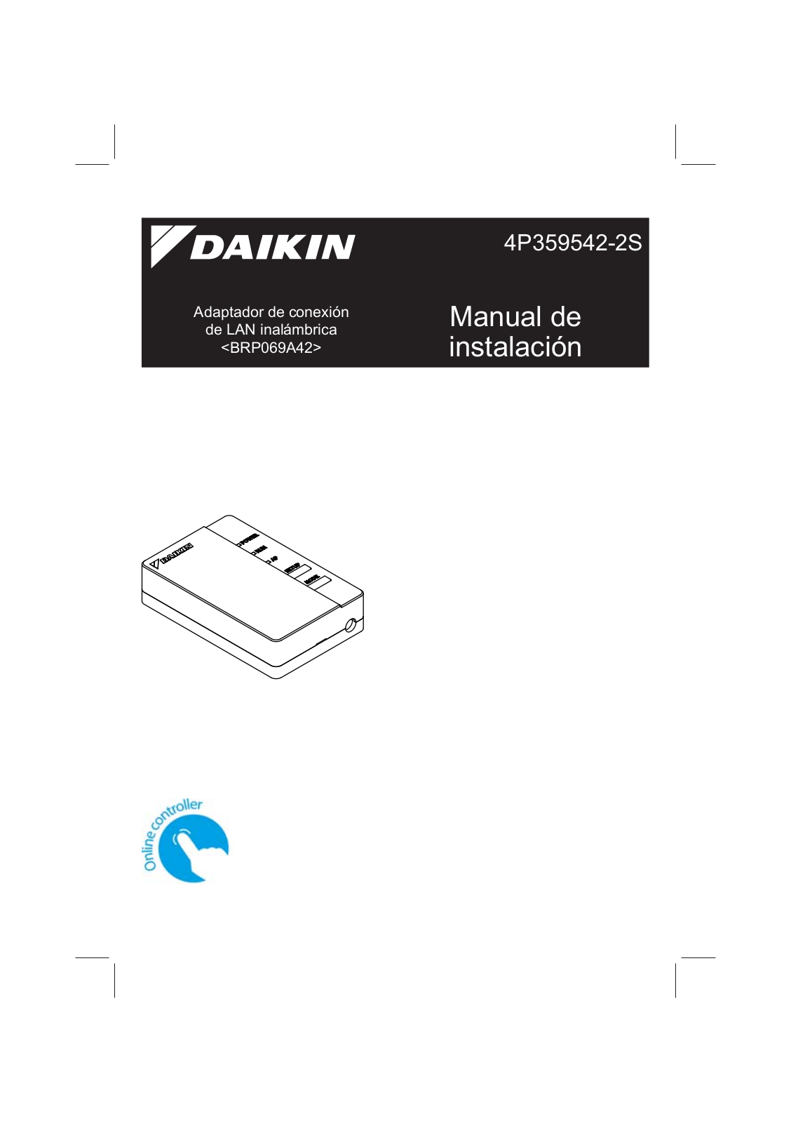 Daikin BRP069A42 Installation manuals