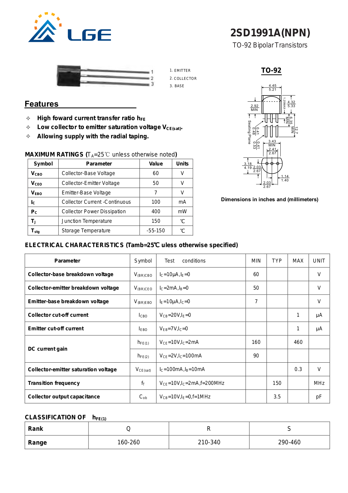 LG 2sd1991a Datasheet - ManualMachine.com