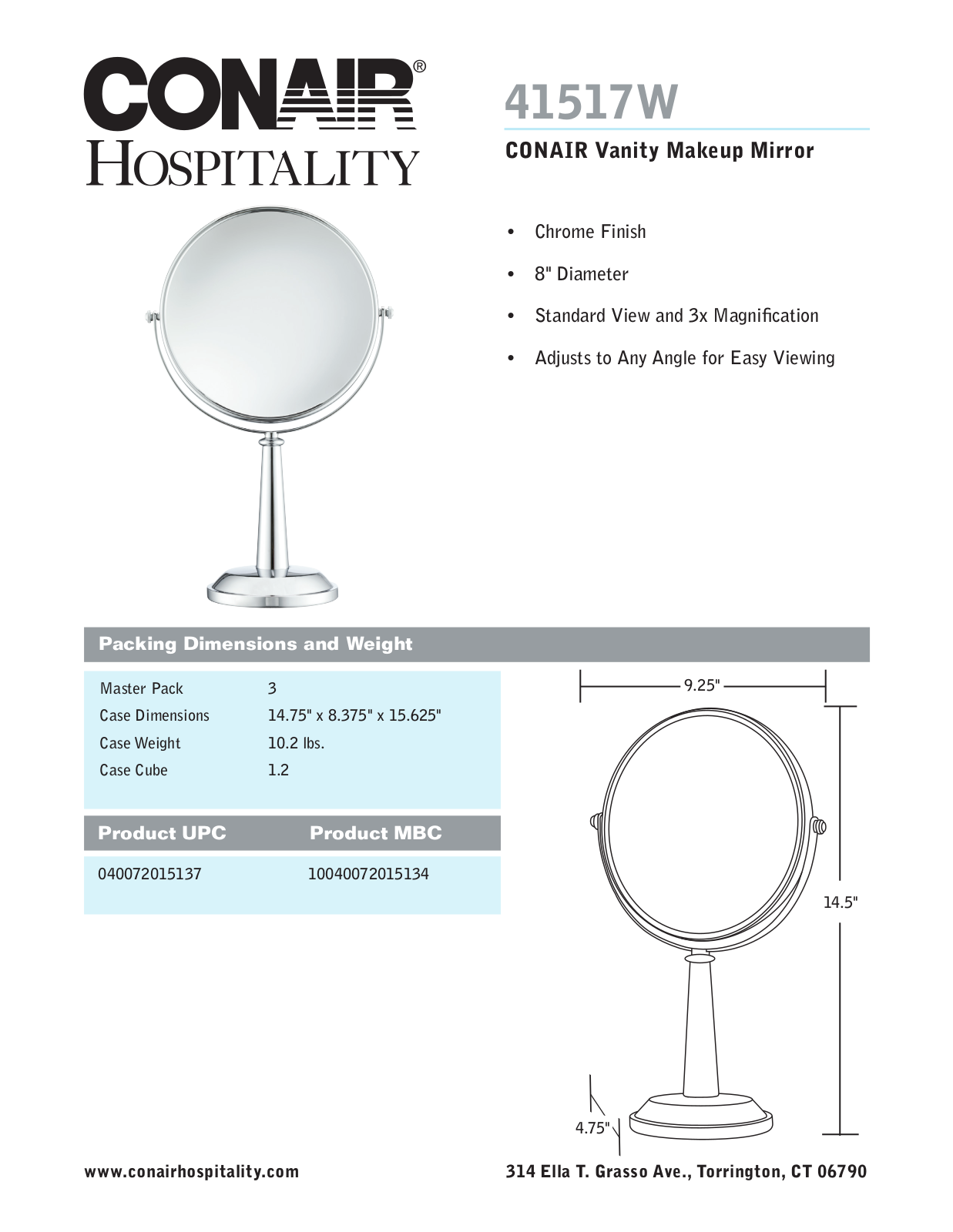 Waring 41517W User Manual