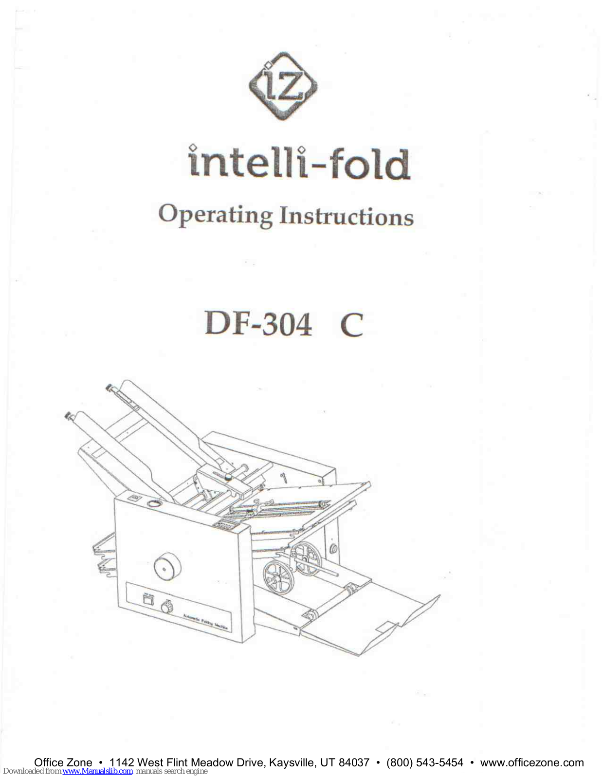 Intelli-Fold DF-304C User Manual