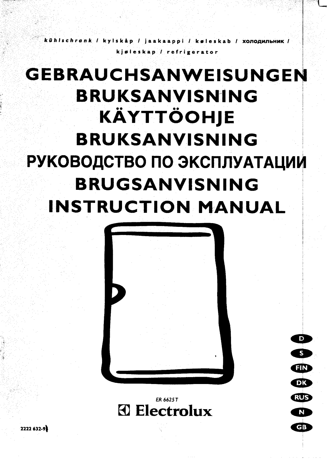 AEG ER6625T User Manual