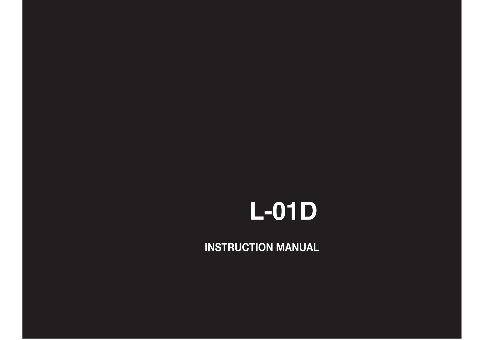 LG L01D Users manual