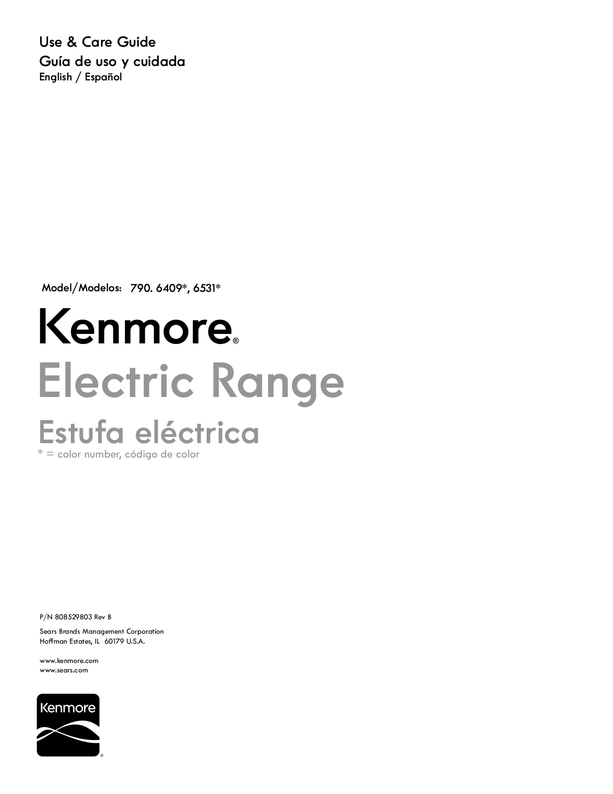 Kenmore 79065312211, 79065312212, 79065312213, 79065312214, 79065312215 Owner’s Manual