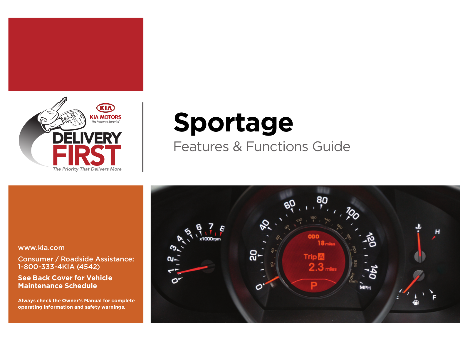 Kia Sportage 2011 Owner's Manual