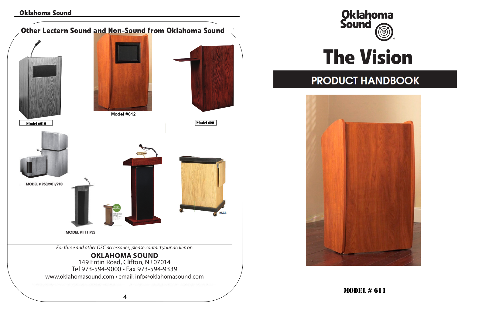 Oklahoma Sound 612 Instructions